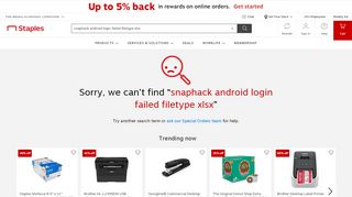 
                            6. snaphack android login failed filetype xlsx - Staples