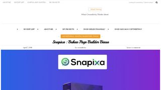 
                            10. Snapixa : Bukan Page Builder Biasa