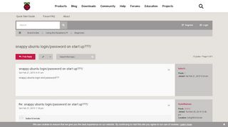 
                            4. snappy ubuntu login/password on start up???/ - Raspberry Pi Forums