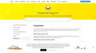 
                            1. Snapstreaks - Snapchat Support