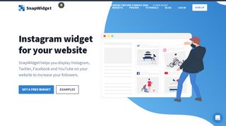 
                            3. SnapWidget | Customizable and Responsive Instagram Widget