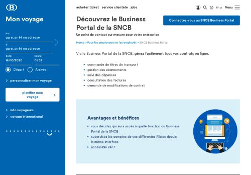 
                            4. SNCB - Business Portal