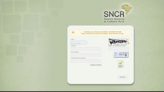 
                            2. SNCR - Sistema Nacional de Cadastro Rural