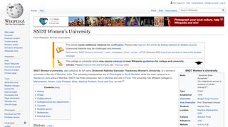 
                            9. SNDT Women's University - Wikipedia