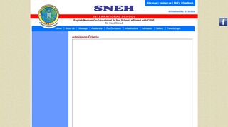 
                            11. SNEH International School:: Admission Schedule