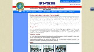 
                            7. SNEH International School:: Communications And Information ...