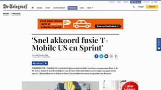 
                            9. 'Snel akkoord fusie T-Mobile US en Sprint' | Financieel | Telegraaf.nl