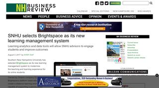 
                            11. SNHU selects Brightspace as its new learning ...