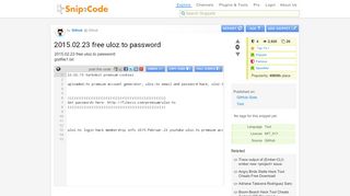 
                            9. Snip2Code - 2015.02.23 free uloz.to password