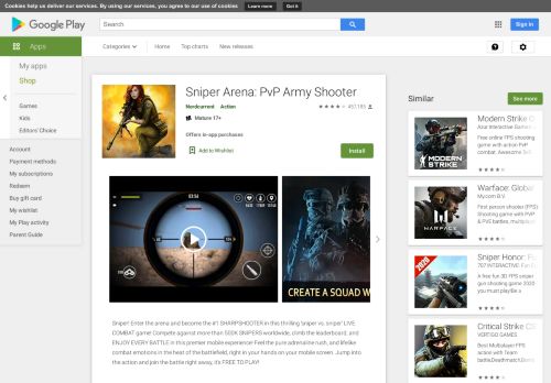 
                            5. Sniper Arena: PvP Army Shooter - Apps on Google Play