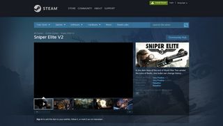 
                            8. Sniper Elite V2 on Steam