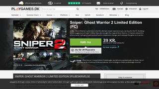 
                            9. Sniper: Ghost Warrior 2 Limited Edition - Steam CD key → Køb billigt ...