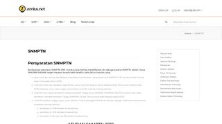 
                            7. SNMPTN | zenius.net