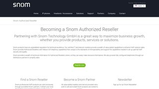 
                            4. Snom Authorized Reseller | Snom Technology