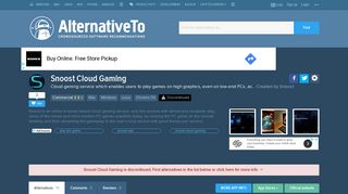
                            7. Snoost Cloud Gaming Alternatives and Similar Software ...