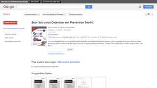 
                            10. Snort Intrusion Detection and Prevention Toolkit