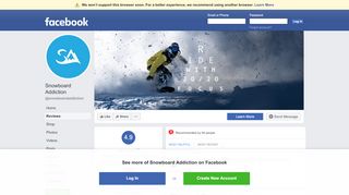 
                            4. Snowboard Addiction - Reviews | Facebook