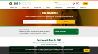 
                            9. SNS24 | Centro de Contacto do Serviço Nacional de Saúde