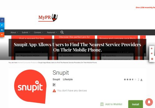 
                            12. Snupit App Allows Users to Find The Nearest Service Providers On ...
