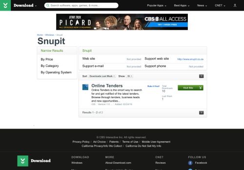 
                            13. Snupit - Download.com - CNET Download.com