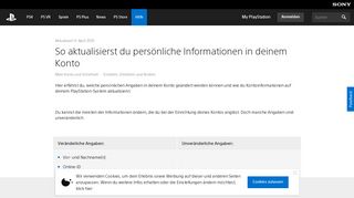 
                            4. So aktualisierst du persönliche Informationen in deinem PSN-Konto