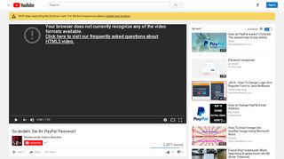 
                            11. So ändern Sie Ihr PayPal Passwort - YouTube
