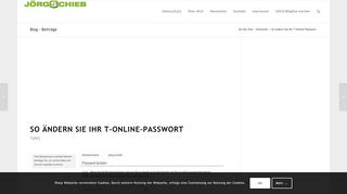 
                            12. So ändern Sie Ihr T-Online-Passwort | schieb.de