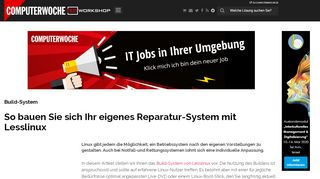 
                            11. So bauen Sie sich Ihr eigenes Reparatur-System mit Lesslinux