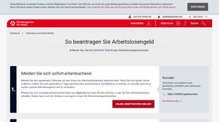 
                            1. So beantragen Sie Arbeitslosengeld - Bundesagentur für Arbeit