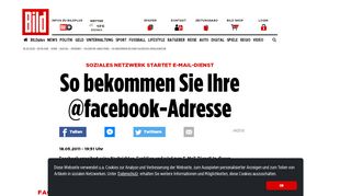 
                            6. So bekommen Sie ihre Facebook-Emailadresse - Internet - Bild.de