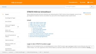 
                            3. So benutzen Sie Ihre neue STRATO HiDrive Online-Festplatte