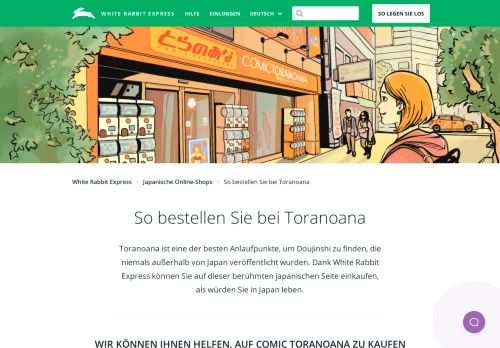 
                            5. So bestellen Sie bei Toranoana | White Rabbit Express