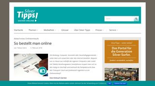 
                            2. So bestellt man online - Silver Tipps