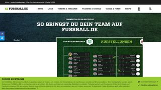 
                            12. So bringst Du Dein Team auf FUSSBALL.DE