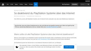 
                            8. So deaktivierst du PlayStation-Systeme über das Internet