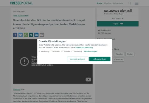 
                            5. ▷ So einfach ist das: Mit der Journalistendatenbank zimpel immer die ...