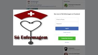 
                            6. Só Enfermagem - Cursos gratuitos com certificado... | Facebook