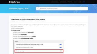 
                            4. So entfernen Sie Proxy-Einstellungen in Ihrem Browser - Bitdefender