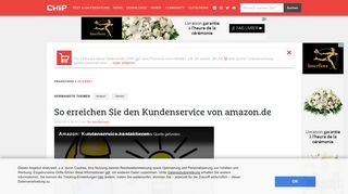 
                            11. So erreichen Sie den Kundenservice von amazon.de - CHIP