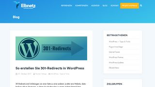 
                            11. So erstellen Sie 301-Redirects in WordPress · Elbnetz-Blog