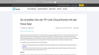 
                            3. So erstellen Sie ein TP-Link Cloud Konto mit der Kasa App | TP-Link ...