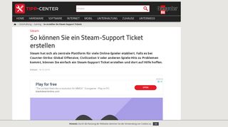 
                            8. So erstellen Sie Steam-Support Tickets | TippCenter