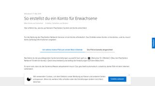 
                            6. So erstellst du ein Konto für Erwachsene - PlayStation