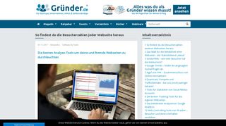 
                            4. So findest du die Besucherzahlen jeder Webseite heraus - Gründer.de