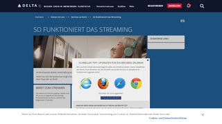 
                            9. So funktioniert das Streaming: Delta Air Lines