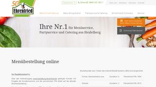 
                            4. So funktioniert die Menübestellung online! - Ehrenfried