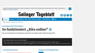 
                            5. So funktioniert „Kita online“ | Solingen