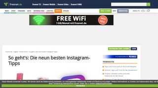 
                            7. So geht's: Die neun besten Instagram-Tipps - Freenet