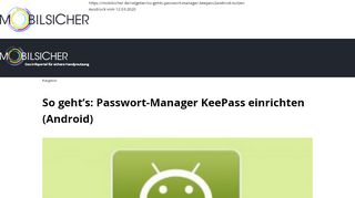 
                            12. So geht's: Passwort-Manager KeePass einrichten (Android ...
