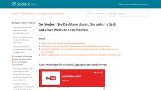 
                            3. So hindern Sie Dashlane daran, Sie automatisch auf einer Website ...